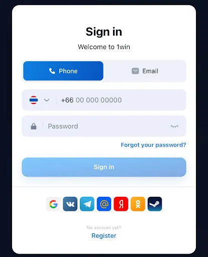 login sign in 1win casino Vietnam